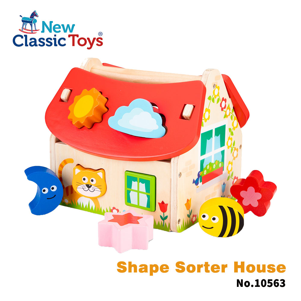 【荷蘭New Classic Toys】寶寶認知學習形狀故事屋 10563