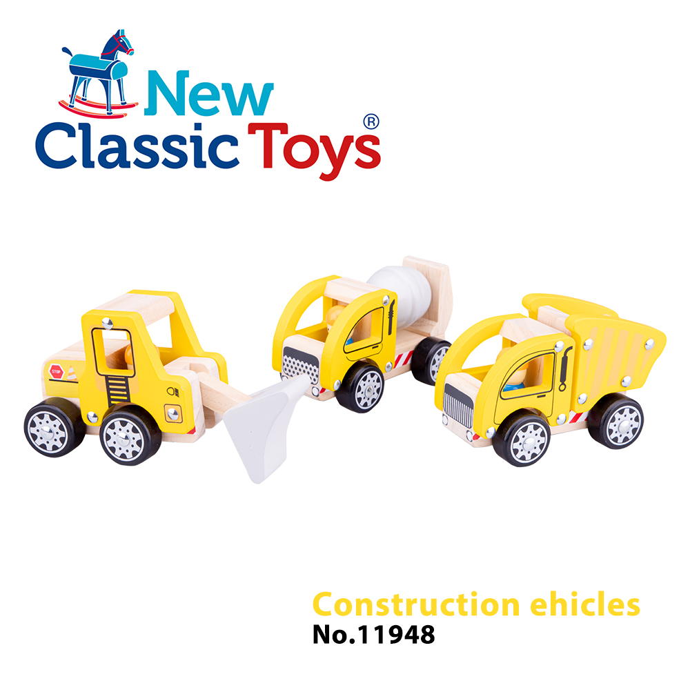 【荷蘭New Classic Toys】 工地車車小夥伴-11948