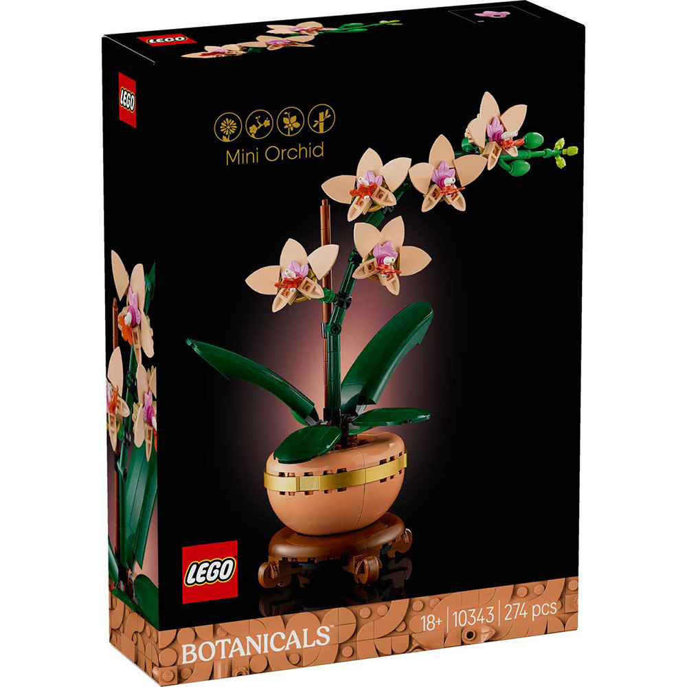 樂高積木LEGO 10343 202501 創意大師系列 - 迷你蘭花