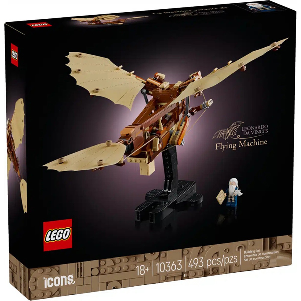 樂高積木LEGO 10363 202501 創意大師系列 - 李奧納多達文西的飛行機器
