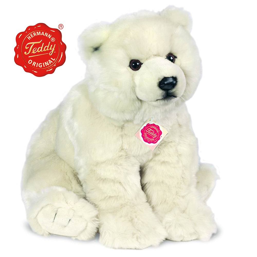 34【HERM德國泰迪熊ANN TEDDY德國赫爾曼泰迪熊】泰迪熊玩具玩偶公仔泰迪熊，德國製超大北過極熊。