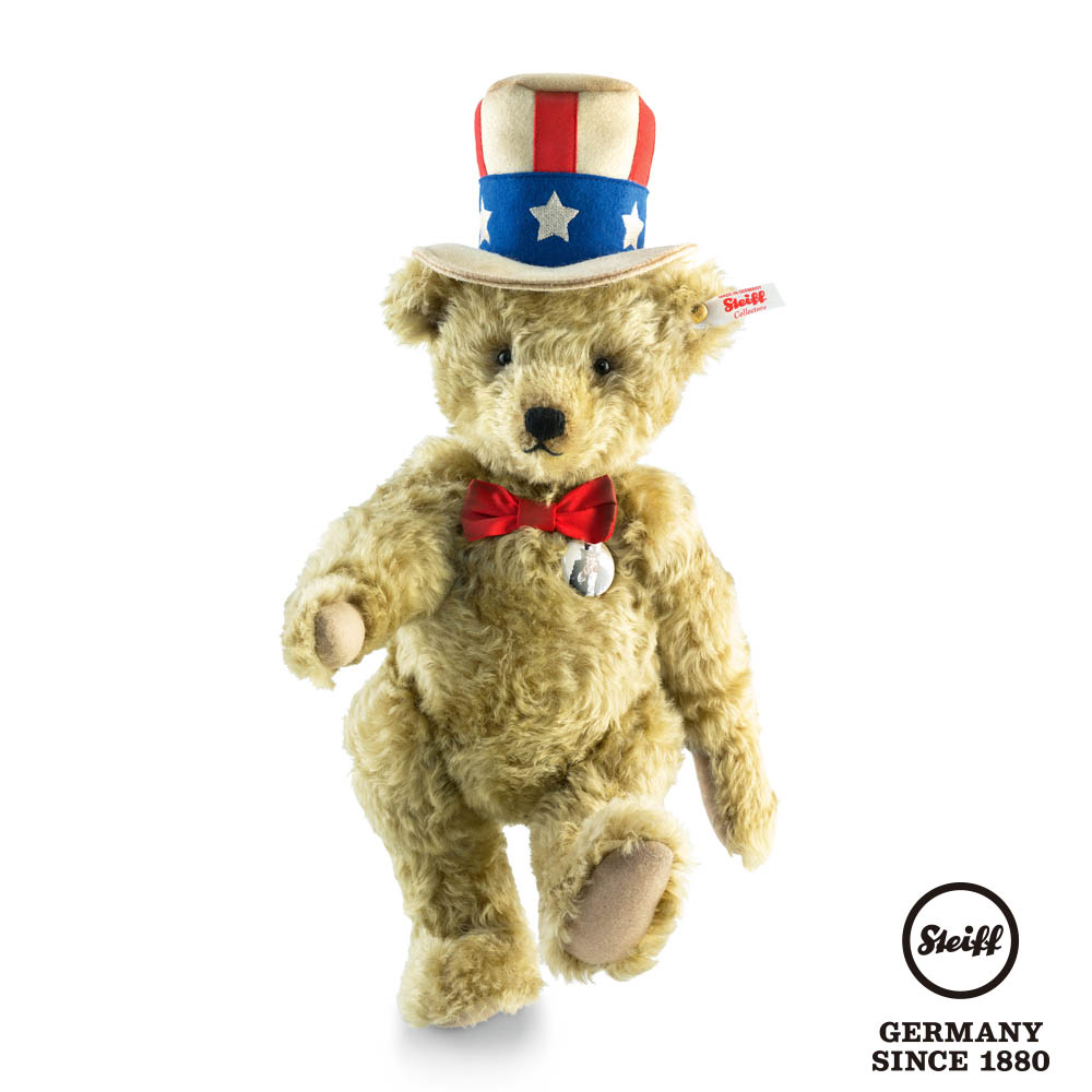 STEIFF德國金耳釦泰迪熊 - Uncle Sam Collectible Teddy Bear (海外限量版)