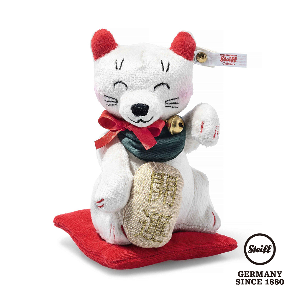 STEIFF德國金耳釦泰迪熊 - Lucky Cat Manekineko L/E1500 招財貓 (海外限量版)