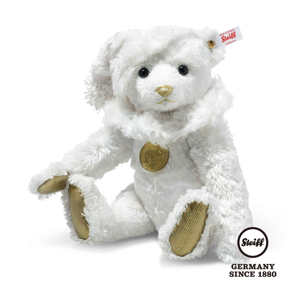 STEIFF德國金耳釦泰迪熊 - White Christmas Teddy Bear 白色聖誕音樂熊 (限量版)