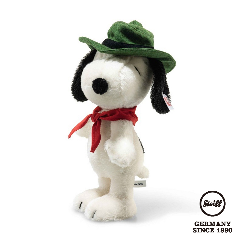 STEIFF德國金耳釦泰迪熊 - Snoopy Beagle Scont 史努比童子軍 (海外限量版)