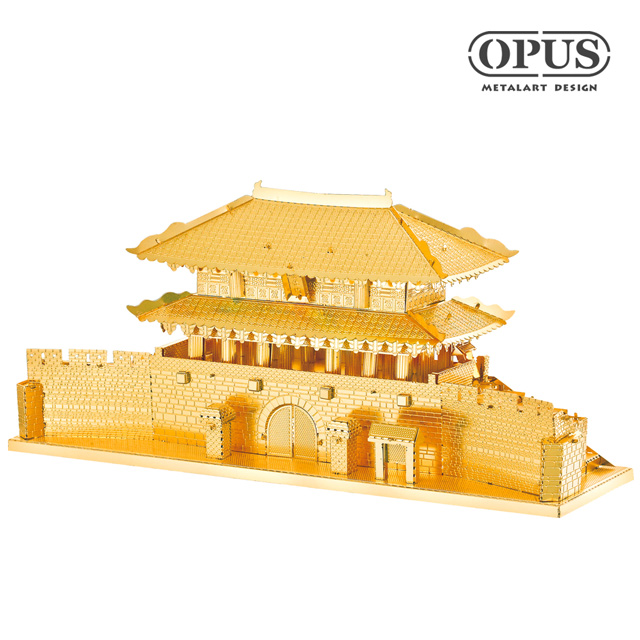 【OPUS東齊金工】3D立體金屬拼圖 DIY建築模型益智玩具(B22235崇禮門)