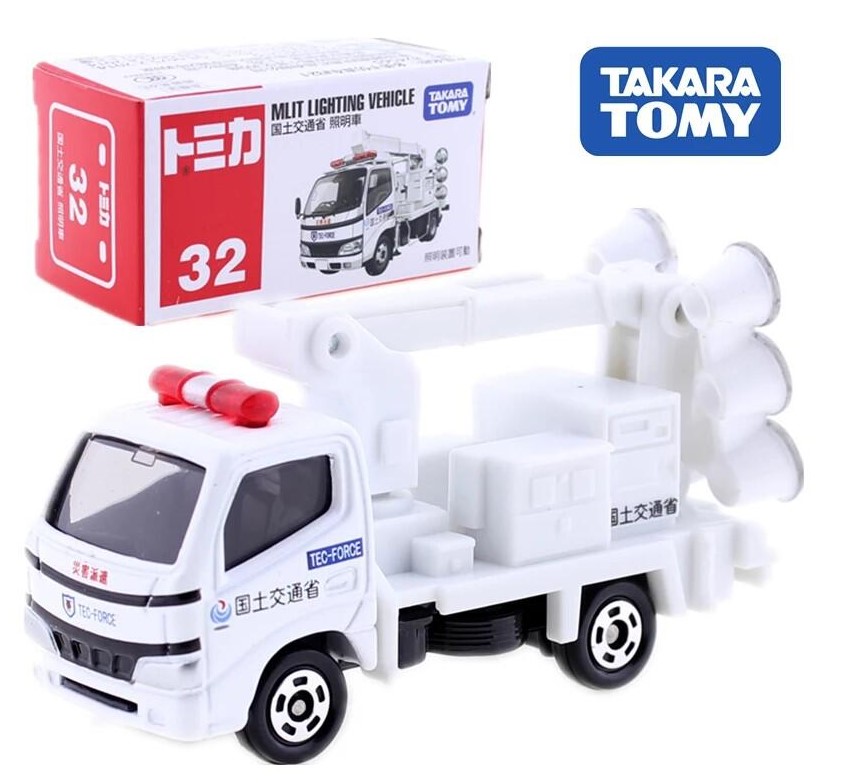 TOMICA #032_824565 國土交通省 照明車 『 玩具超人 』