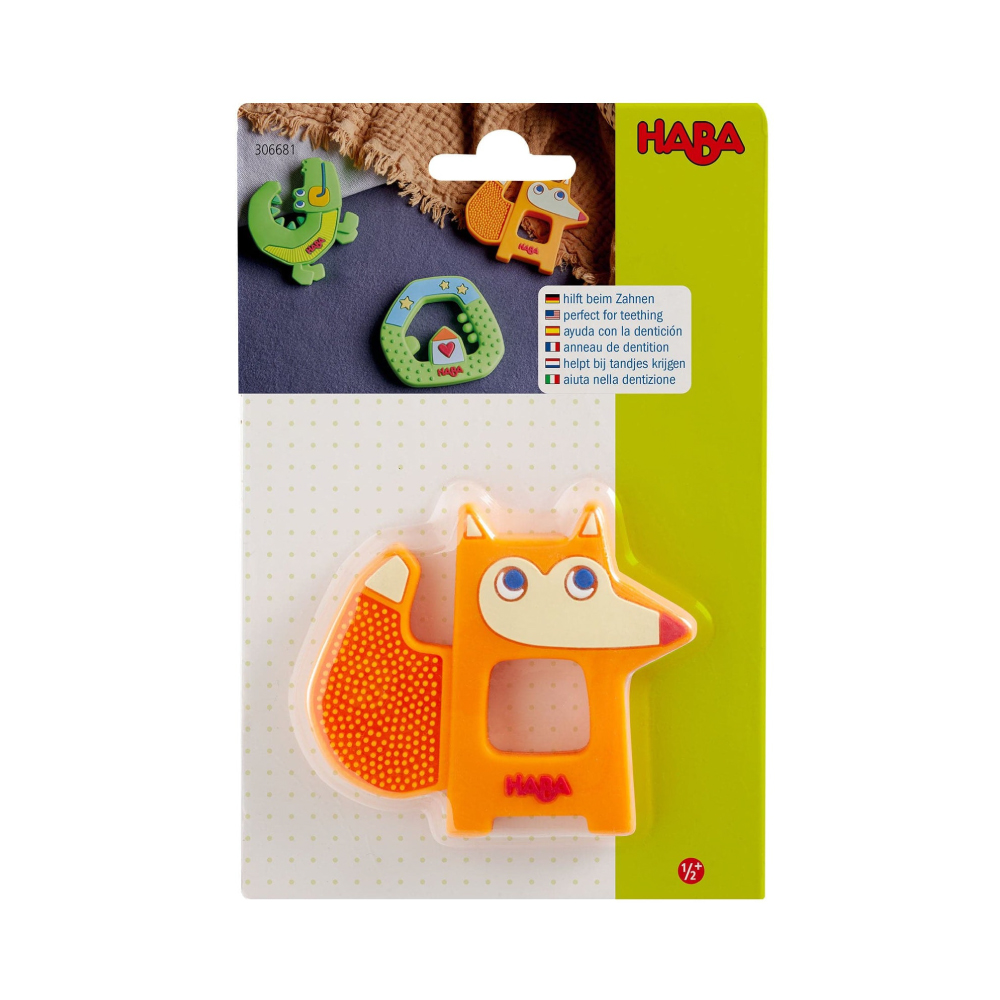 【德國HABA】寶寶抓握固齒玩具-可愛小狐