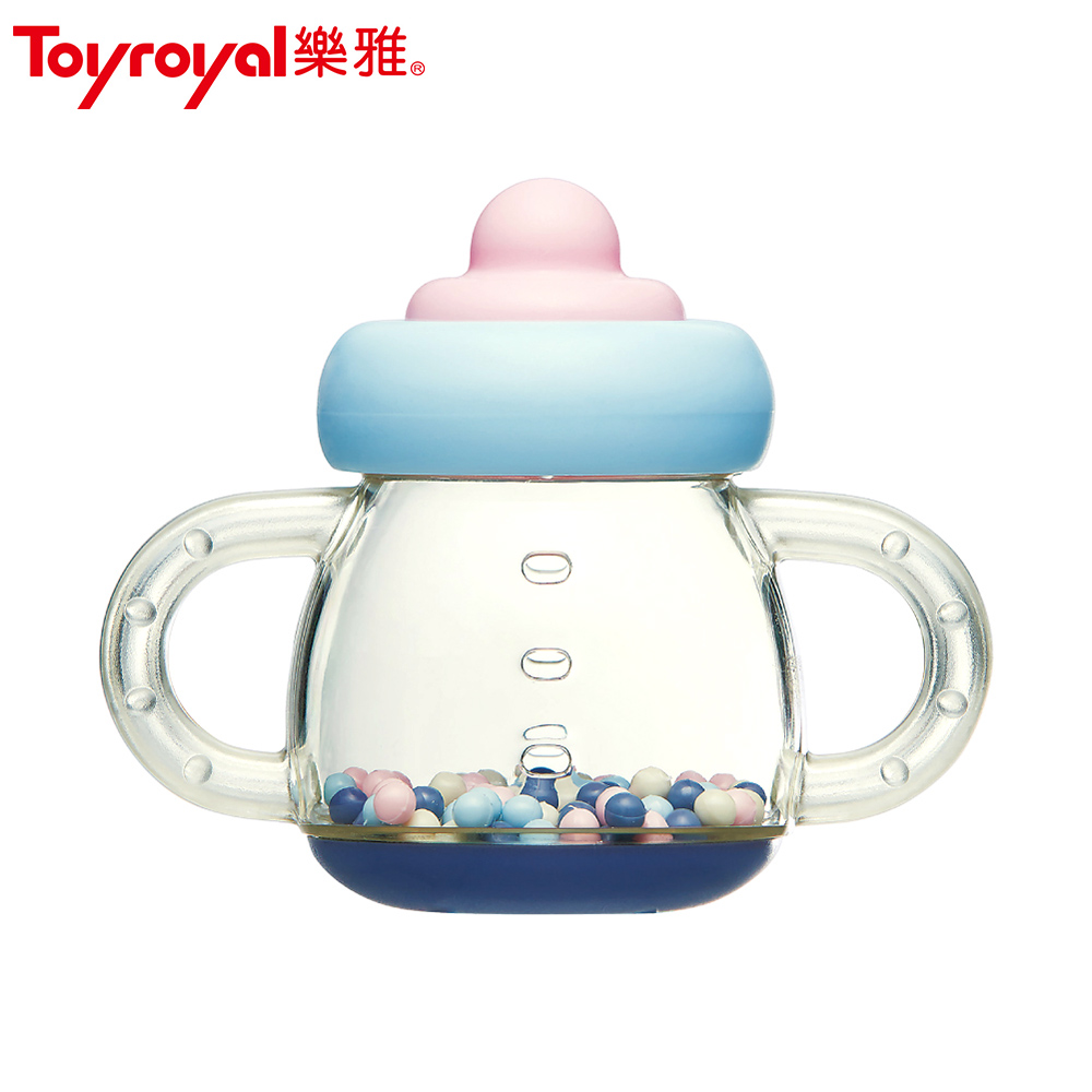 日本《樂雅 Toyroyal》北歐風可消毒奶瓶搖鈴