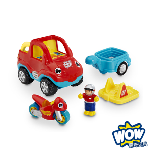 英國驚奇玩具 WOW Toys - 馬可的摩托車隊