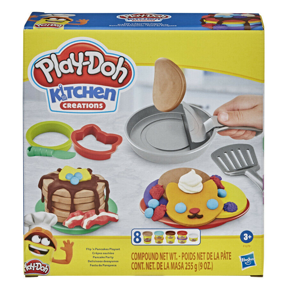 《 Play-Doh 培樂多 》廚房系列 翻烤鬆餅遊戲組(F1279)
