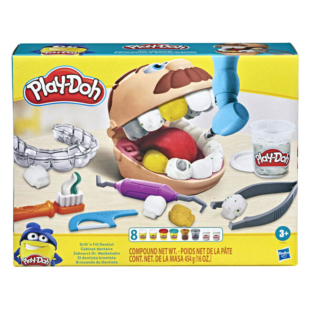 《 Play-Doh 培樂多 》鑲金小牙醫遊戲組(F1259)
