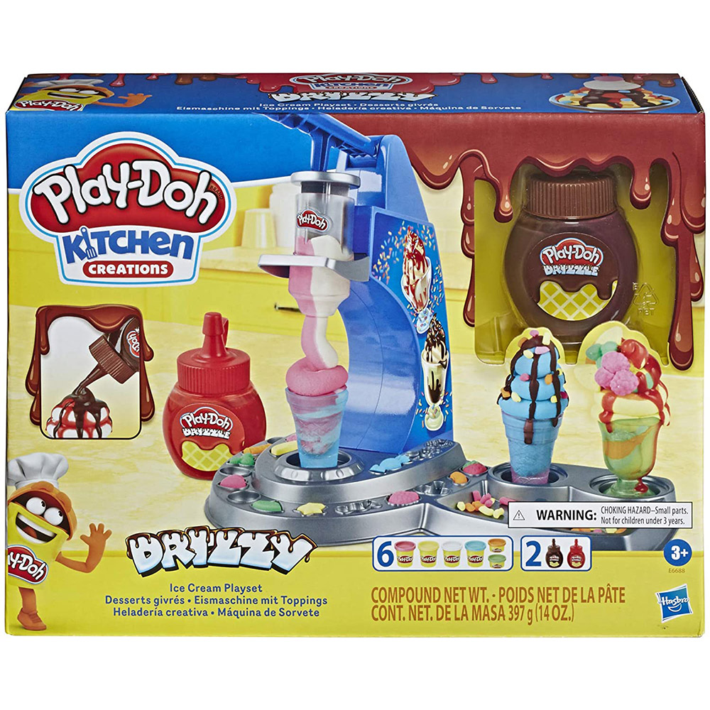 《 Play-Doh 培樂多 》廚房系列 雙醬冰淇淋遊戲組(E6688)