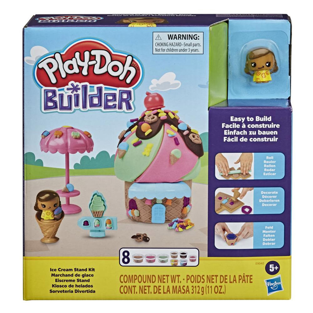 《 Play-Doh 培樂多 》建造系列 冰淇淋小店遊戲組(E9040)