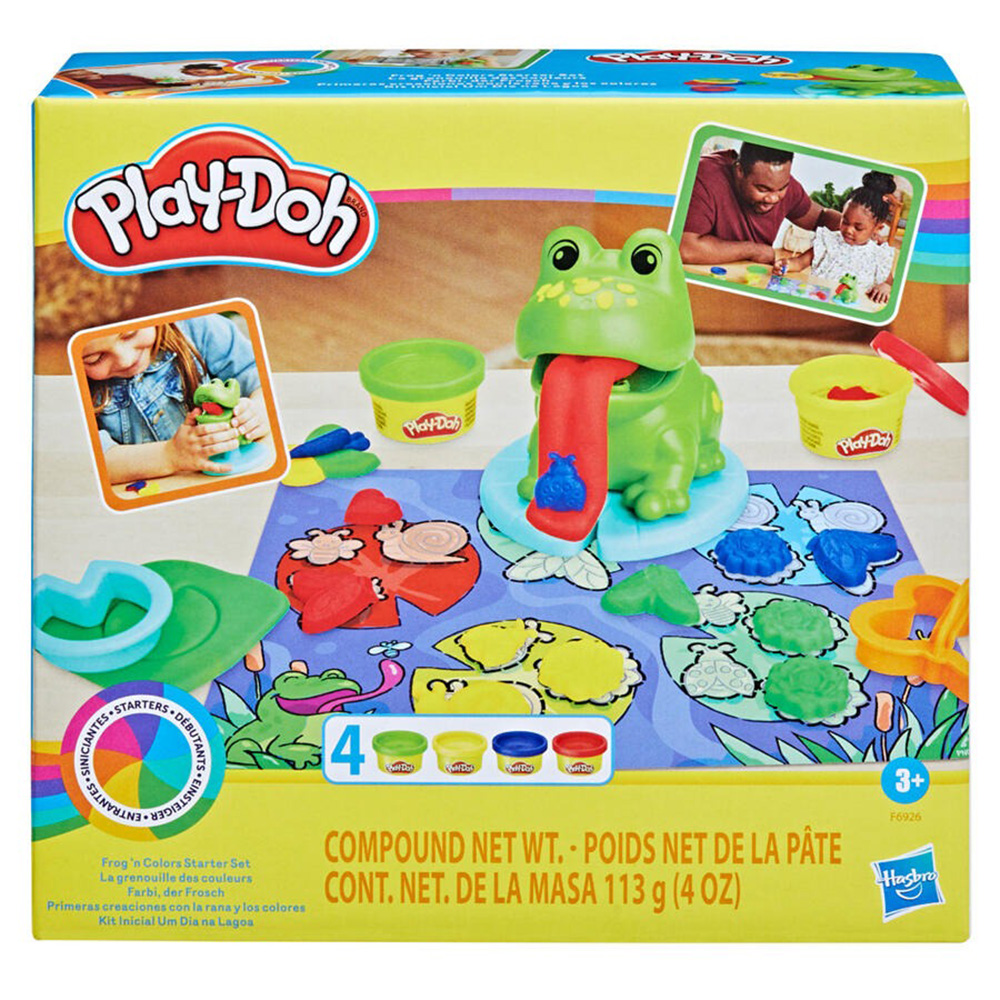 《 Play-Doh 培樂多 》小青蛙彩色睡蓮池黏土啟發遊戲組(F6926)