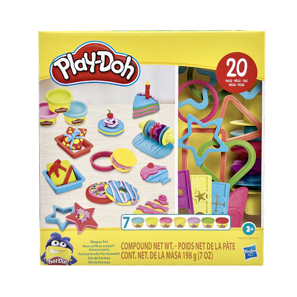 《 Play-Doh 培樂多 》創意小模具黏土遊戲組 SHAPES SET(F7384)