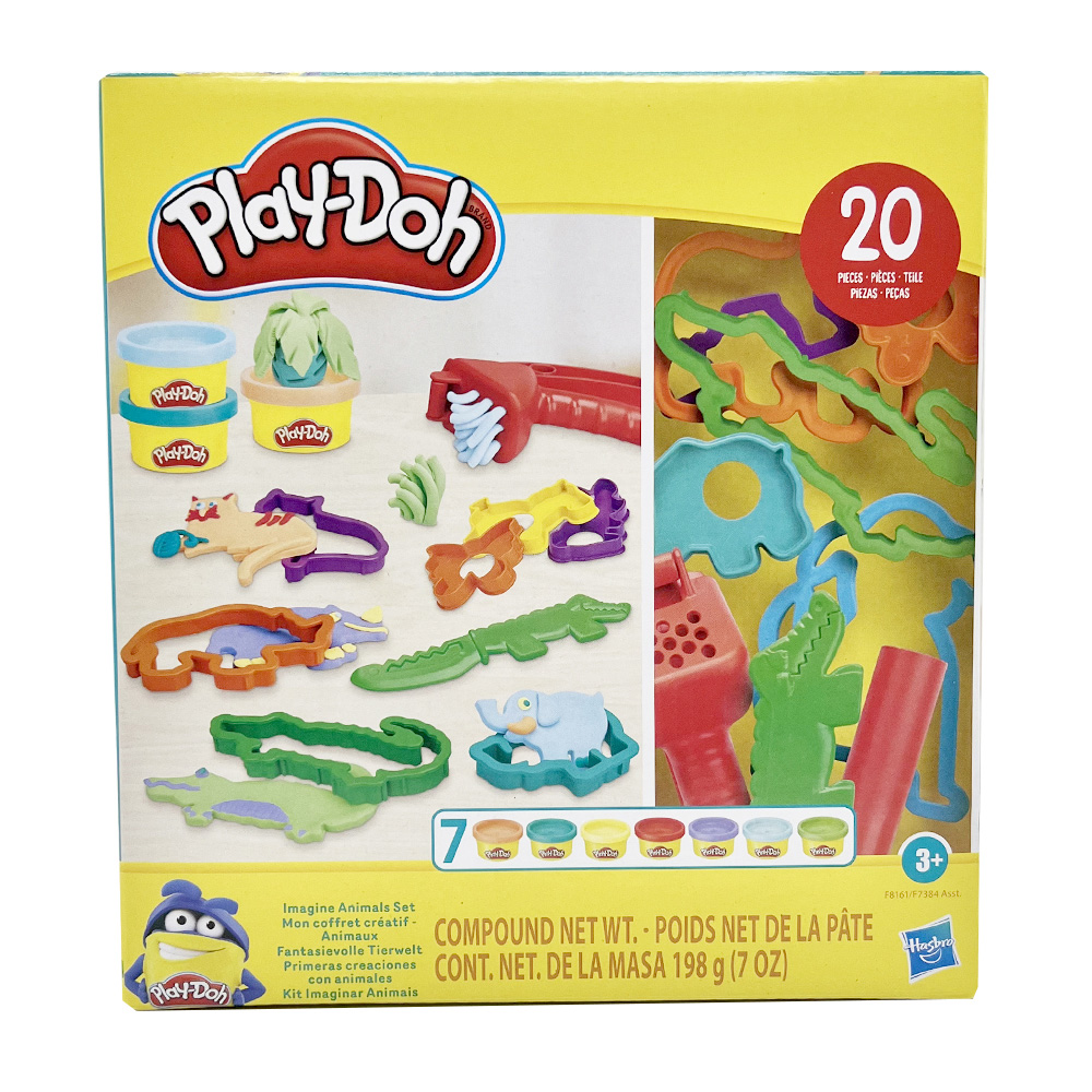 《 Play-Doh 培樂多 》創意小模具黏土遊戲組ANIMALS SET(F7384)