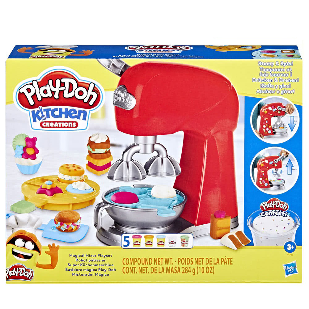 《 Play-Doh 培樂多 》廚房系列 神奇轉轉蛋糕組(F4718)