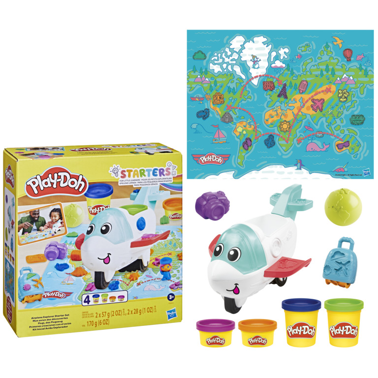 【孩之寶 Hasbro】培樂多Play-Doh 啟發系列 飛機遊戲組