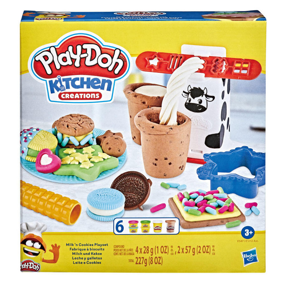 《 Play-Doh 培樂多 》培樂多 綜合冰品創作遊戲組-牛奶餅乾E5112