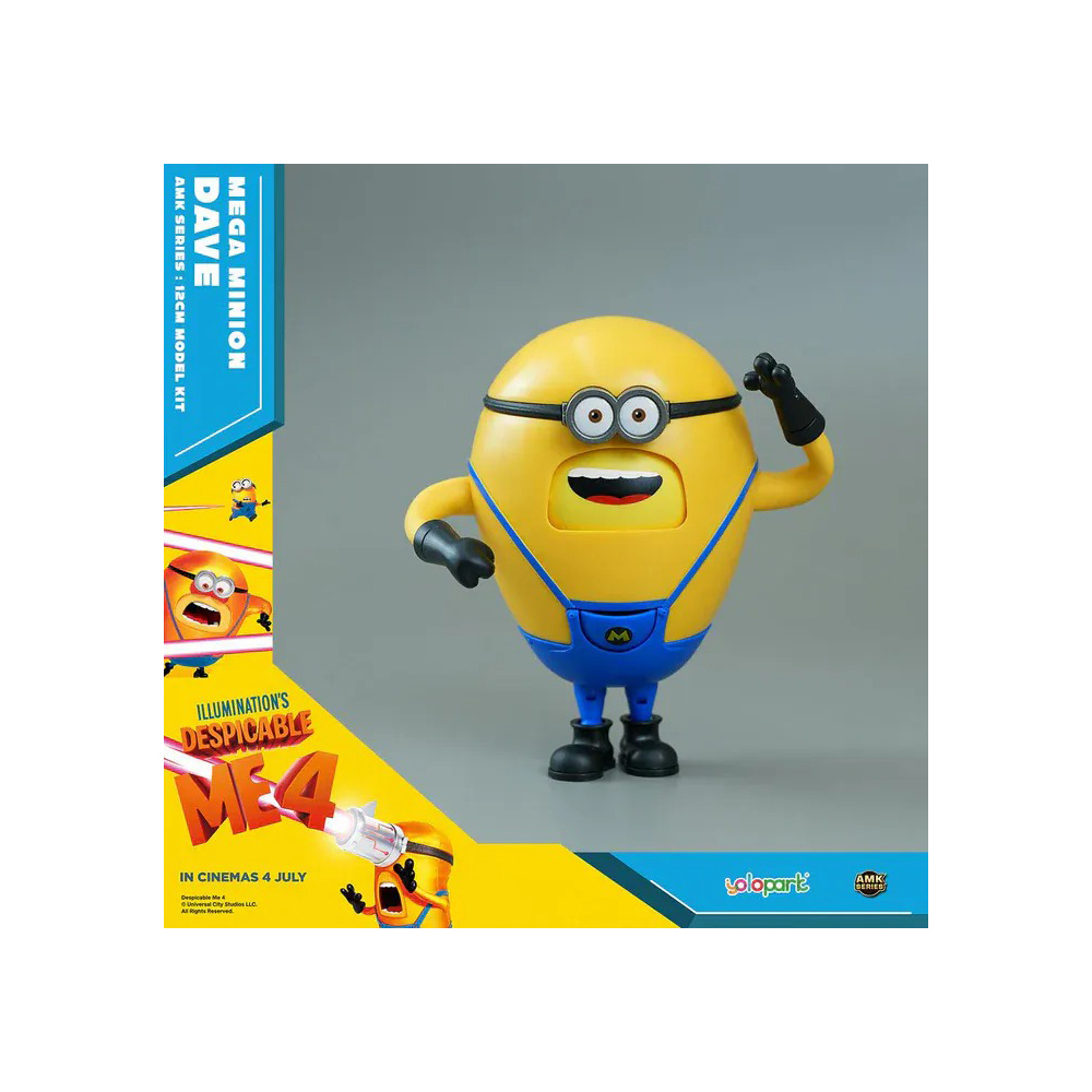yolopark AMK 神偷奶爸4 小小兵 SUPER DAVE 12cm