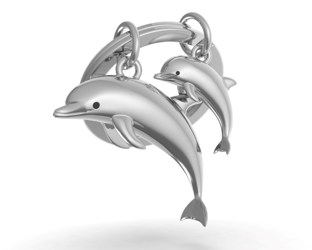 Metalmorphose 海豚鑰匙圈