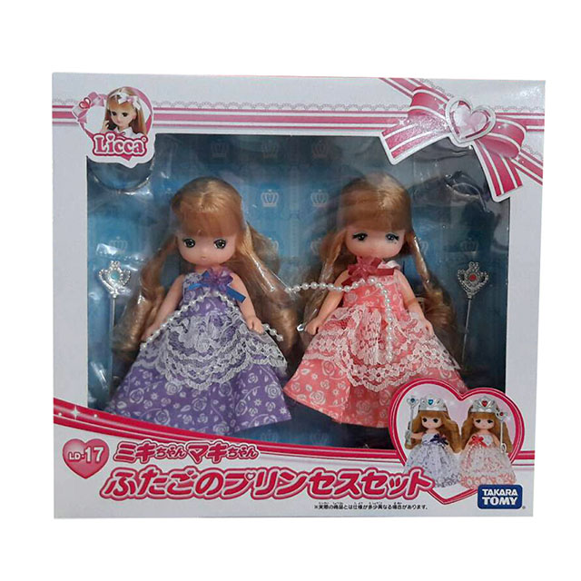 【TAKARA TOMY】LICCA 莉卡娃娃 LD-17 真紀美紀公主禮盒