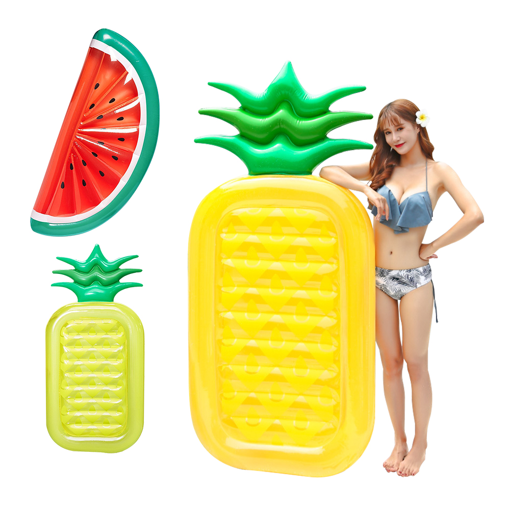 【Mesenfants】水上漂流床 水果造型網格浮床浮排 充氣水上戲水玩具 日光浴水上氣墊床