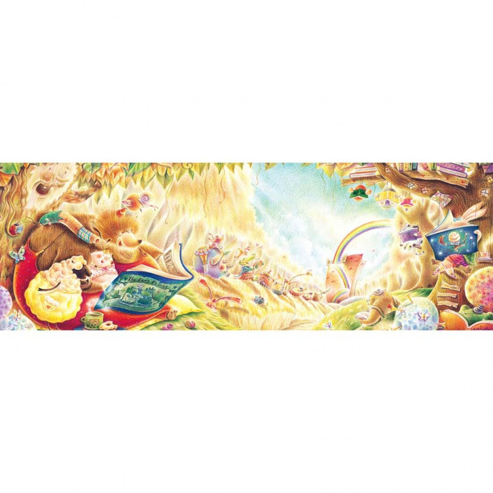 【台製拼圖】954-043G Iris色鉛筆系列 童話閱讀森林 (954片)