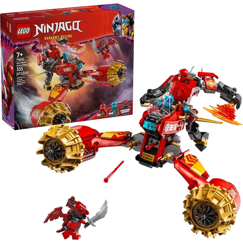 樂高積木LEGO 71830 202501 旋風忍者系列 - 赤地的機械人風暴騎士