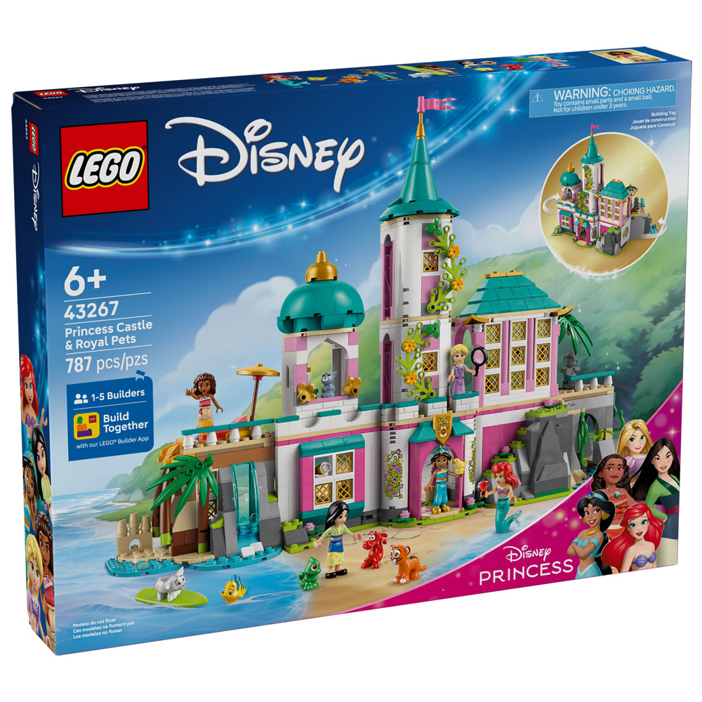 樂高積木LEGO 43267 202506 迪士尼系列 - 公主城堡和王室寵物