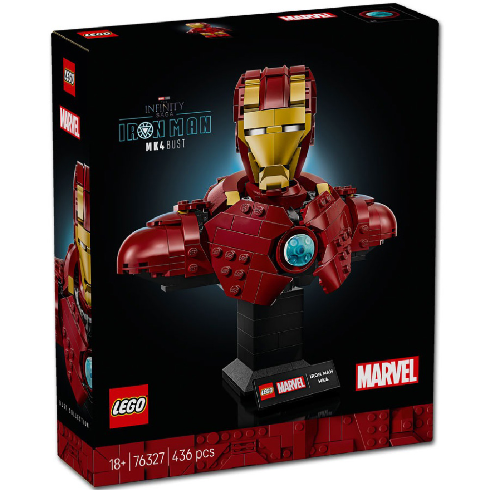 樂高積木LEGO 76327 202506 超級英雄系列 - 鋼鐵人 MK4 半身像(MARVEL)