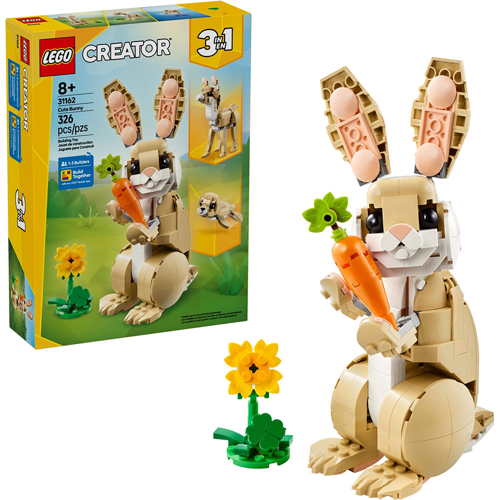樂高積木LEGO 31162 202501 創意大師三合一系列 - 可愛兔子