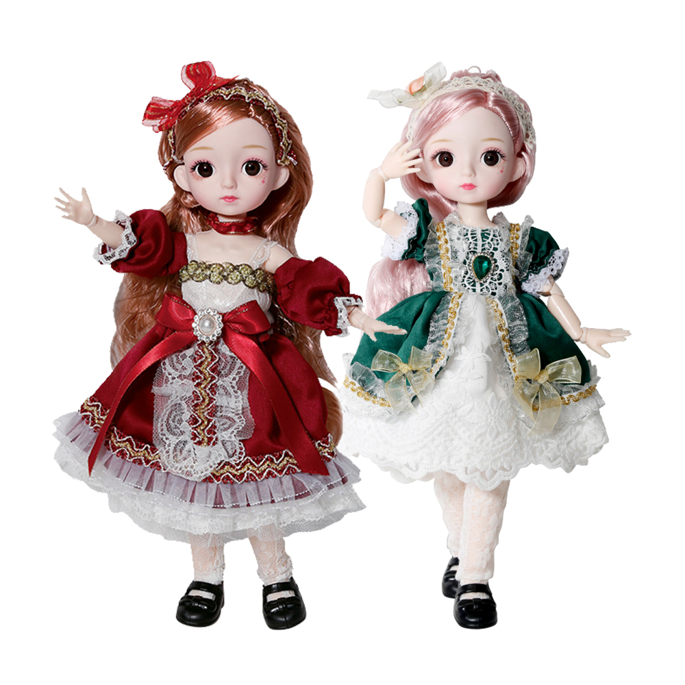 【Mesenfants】芭比娃娃-古典宮廷系列禮盒 多關節可動 換裝娃娃公主禮盒(洋娃娃)