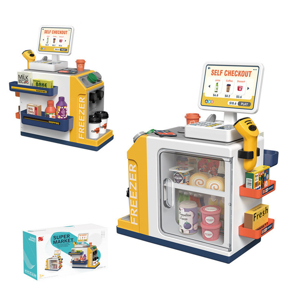 FUNTOYS童趣 兒童聲光迷你購物超市模擬收銀扮家家酒玩具