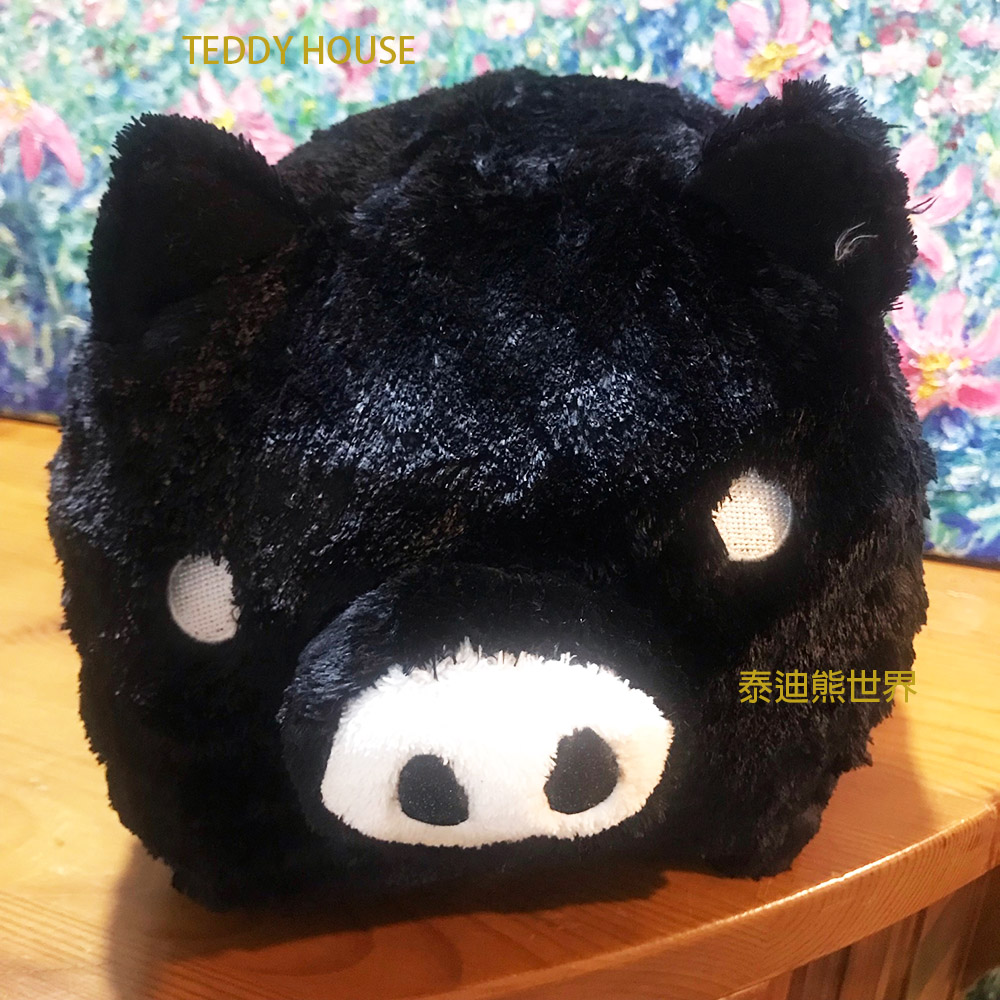 【TEDDY HOUSE泰迪熊】泰迪熊玩具禮贈品玩偶公仔絨毛娃娃泰迪熊小黑豬，有靈氣黑豬。