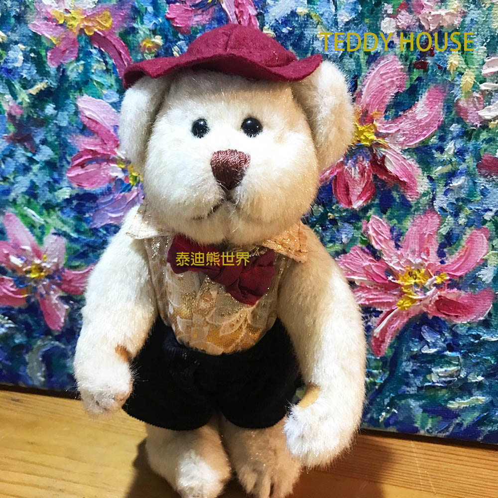 【TEDDY HOUSE泰迪熊】泰迪熊玩具玩偶公仔絨毛正版泰迪熊黃金亮毛凱薩王子泰迪熊(禮服)泰迪熊手腳可動