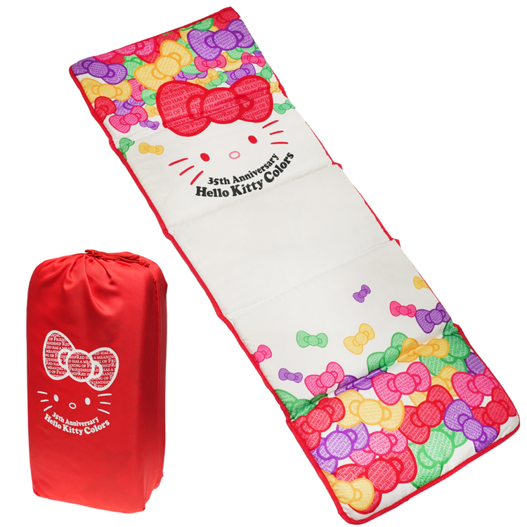 HELLO KITTY凱蒂貓日本進口單人床墊兒童床墊遊戲墊附收納袋 651424【小品館】