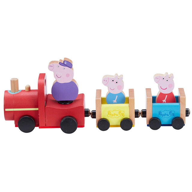 《 Peppa Pig 》粉紅豬小妹 - (木製)豬爺爺火車