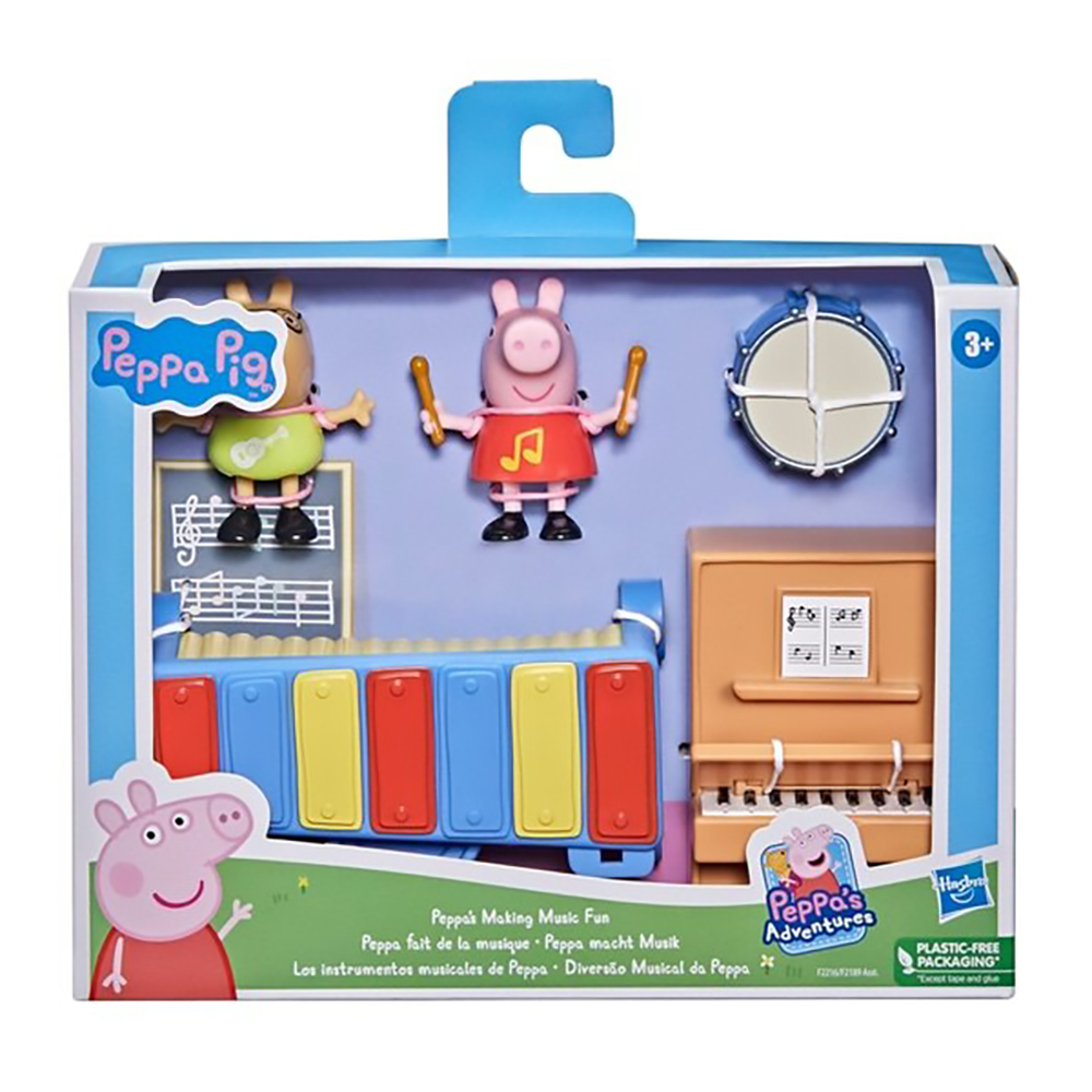 《 Peppa Pig 粉紅豬小妹 》主題配件升級組 音樂教室(F2189)