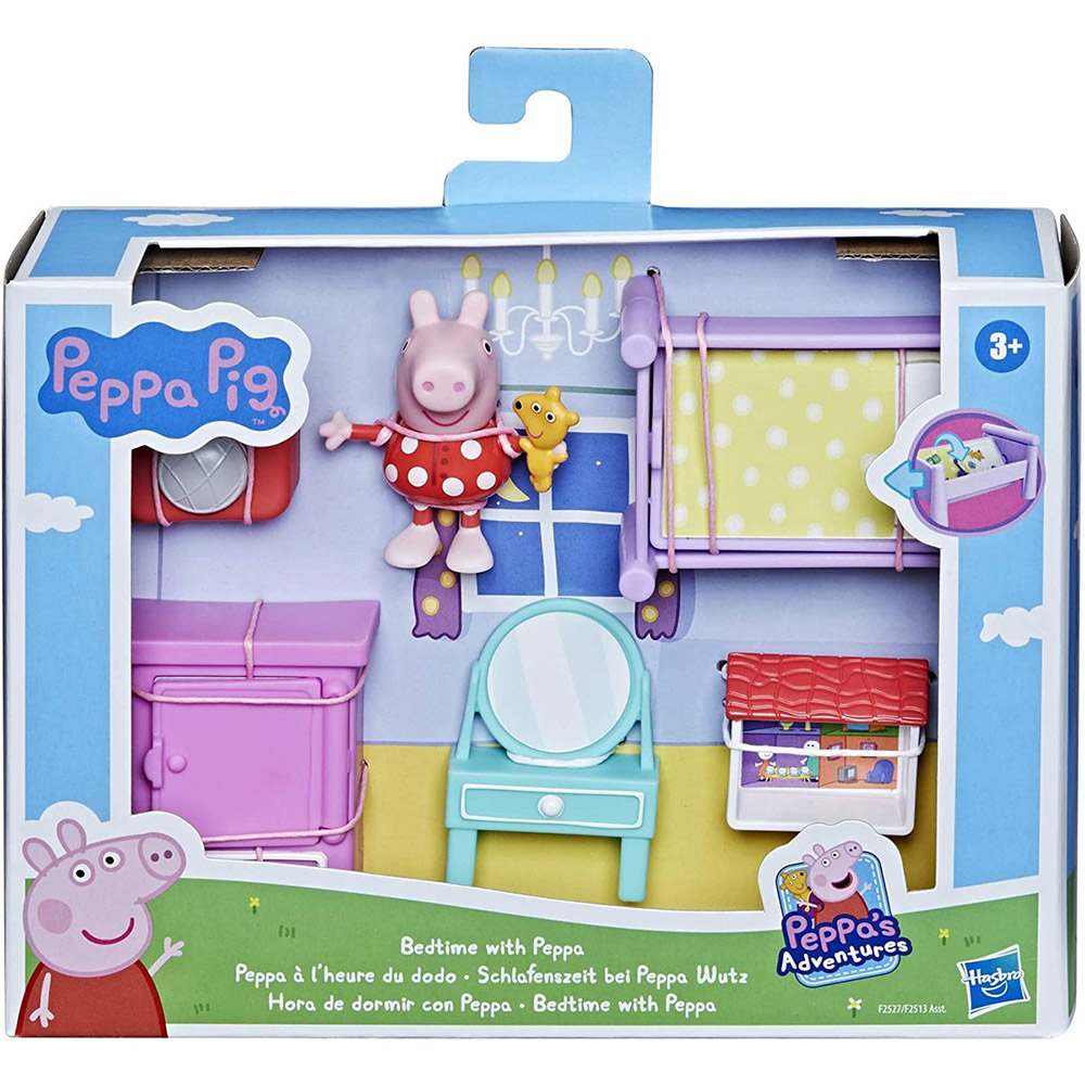 《 Peppa Pig 粉紅豬小妹 》小家具配件組 - 臥室(F2513)