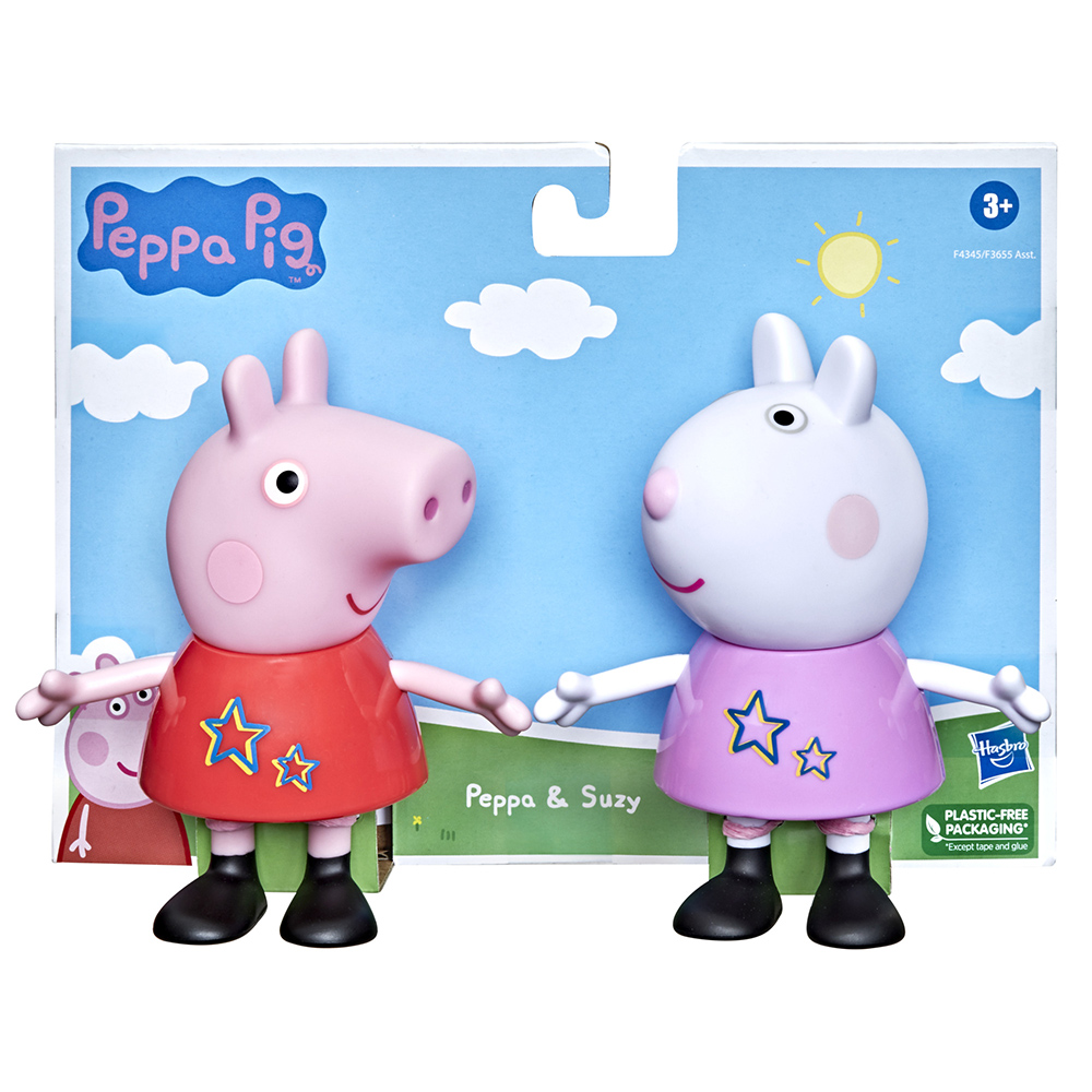 《 Peppa Pig 粉紅豬小妹 》大尺寸雙角色組-佩佩與蘇西(F3655)