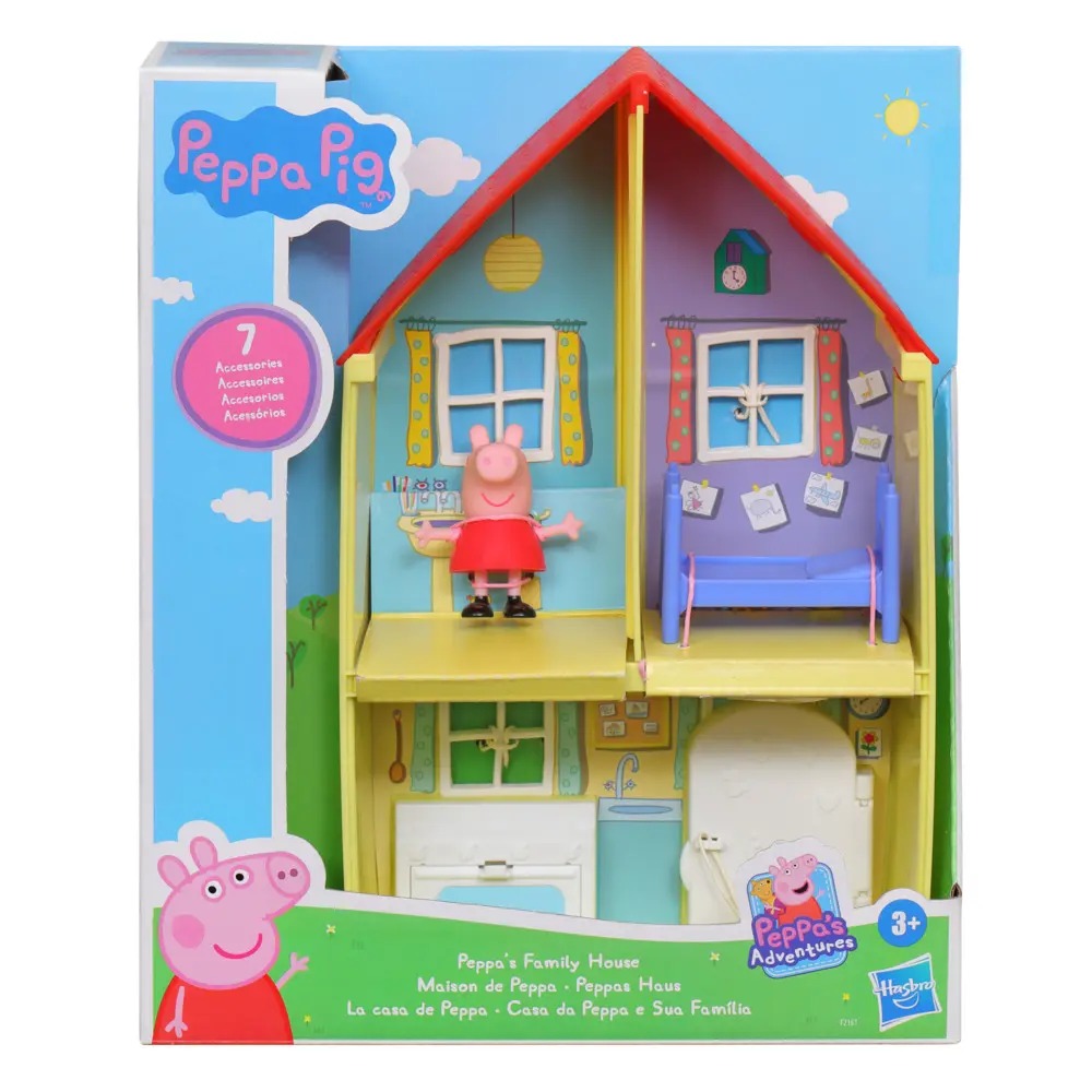 《 Peppa Pig 粉紅豬小妹 》粉紅豬小妹 佩佩豬家庭遊戲組