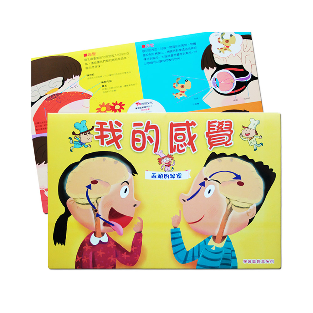 【孩子國】大本磁貼書-我的感覺 舌頭的秘密 /學習教具/啟蒙教具