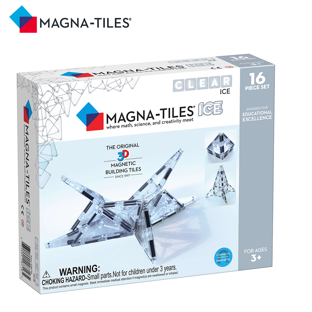 Magna-Tiles® 冰磚磁力積木16片(18716)