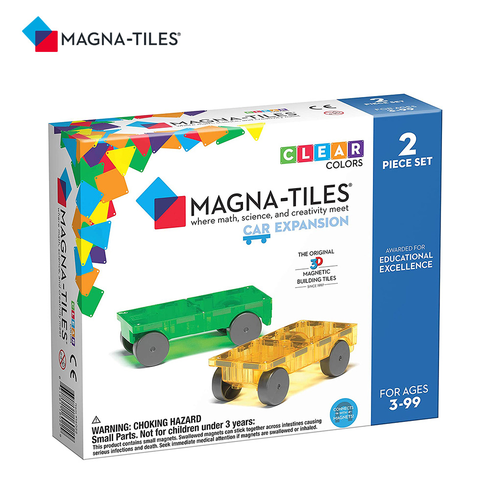 Magna-Tiles®磁力積木-汔車補充套組(2入)
