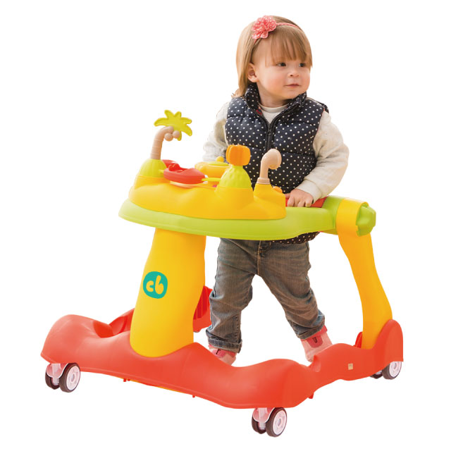 【Creative Baby】糖果版-多功能音樂折疊式三合一學步車/助步車(New Bouncy step)