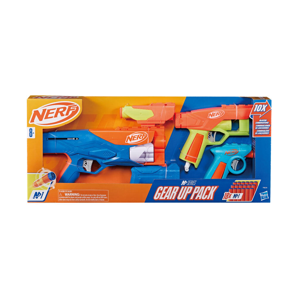 《 NERF 樂活打擊 》N系列 Gear Up pack 全面備戰多用途發射器 F8634