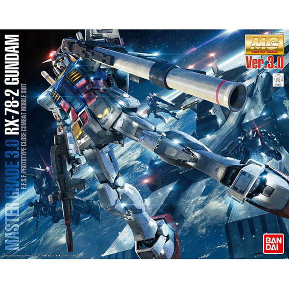 【BANDAI】 組裝模型 MG 1/100 機動戰士鋼彈 RX-78-2 Gundam 鋼彈 Ver.3.0