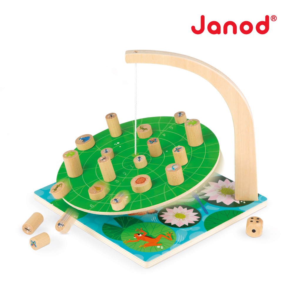【法國Janod】趣味桌遊-搖擺荷葉